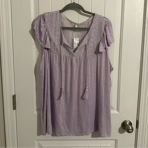 Lilac Blouse from Maurices